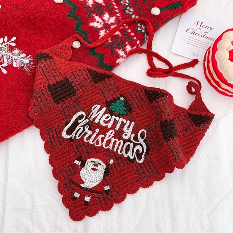 Hair Scarf Knitted for Christmas Creative Snowflake Headband Birthday Gift