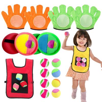 Children Ball Toys Sticky Ball Outdoor Sports Toys Catch Throw Children Parent-child Multiplayer Interactive Games Exercise TMZ