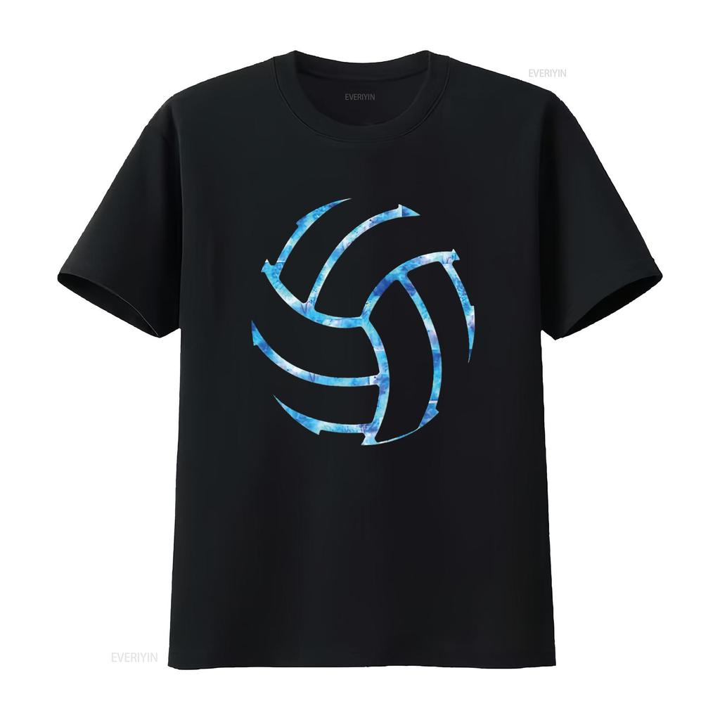 Volleyball stuff Kleidung Batik Geschenk für ein jugendliches Mädchen Spieler T-Shirt vintage gewaschenes Oberteil für den Alltag Streetwear Vielseitig