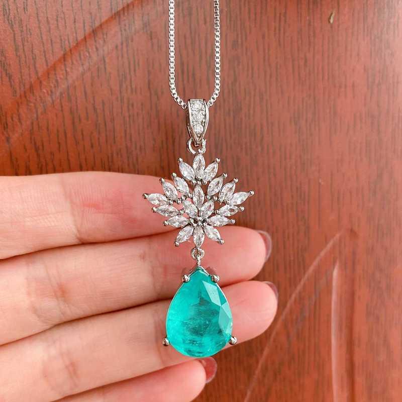 Sace Gems Klassische Kupferlegierung Zirkon Ohrringe Anhänger Halskette Schmuck Sets Hochzeit Party Geschenke