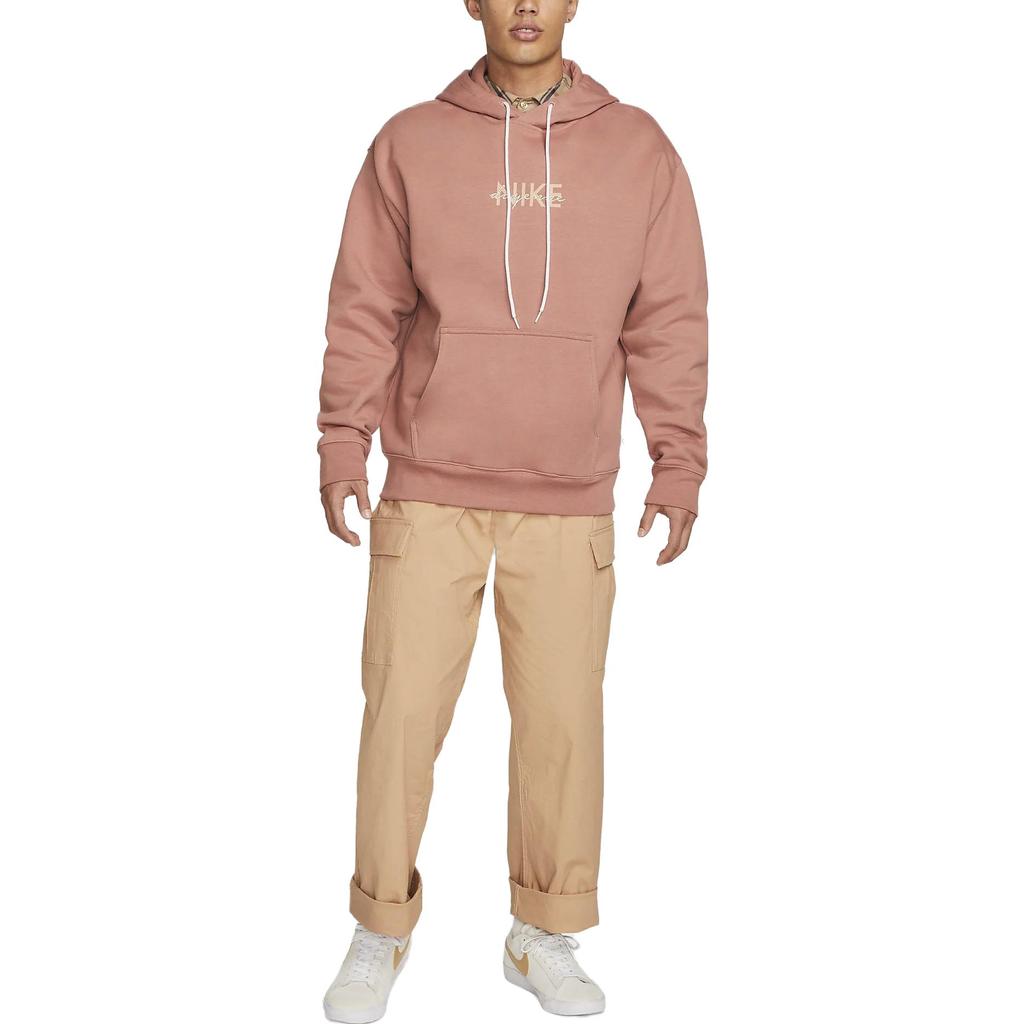 Nike SB X Doyenne Fleece Pullover Hoodie (Asia Sizing) Fossil Rose Men Streetwear FD2156-668