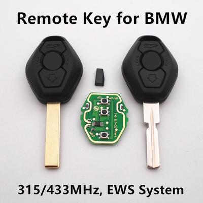 Dálkový klíč BMW 325 330 318 525 530 540 E38 E39 E46 M5 X3 X5 EWS System 315MHz/433Mhz /ID44 čip