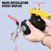 Heavy Duty Brass Ibc Tote Ball Valve Adapter With Leak Proof Gaskets Perfect For Garden Watering Rain Liquid Transfer