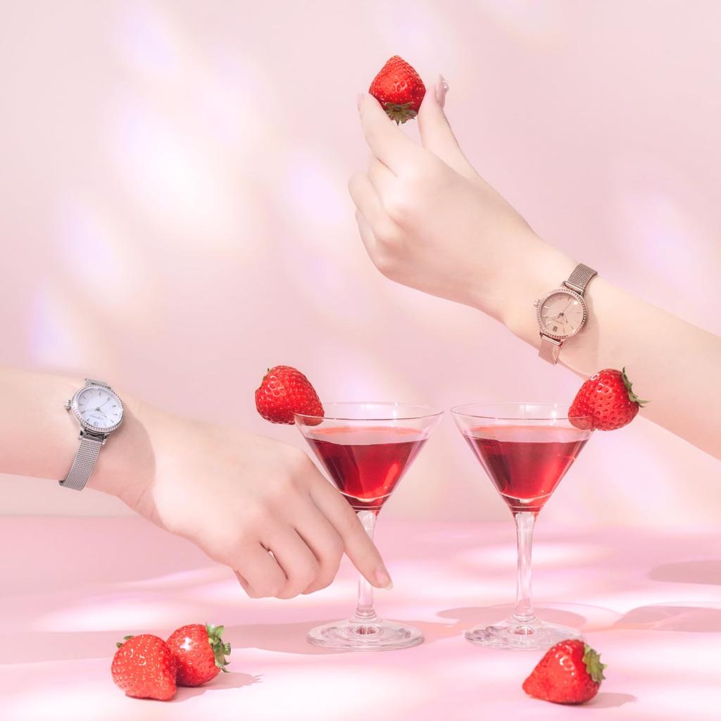 [Angel Heart] Twinkle Time Watch, Solar Powered, Water Resistant for Daily Use, Sapphire Crystal, White Dial, TTN26SS, Women's [Authentic]