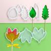 Flower Leaf Shape Fondant Mold Biscuits Mold DIY Cartoon Press Baking Mold Birthday Cookie Tools Cake Decorating Tools