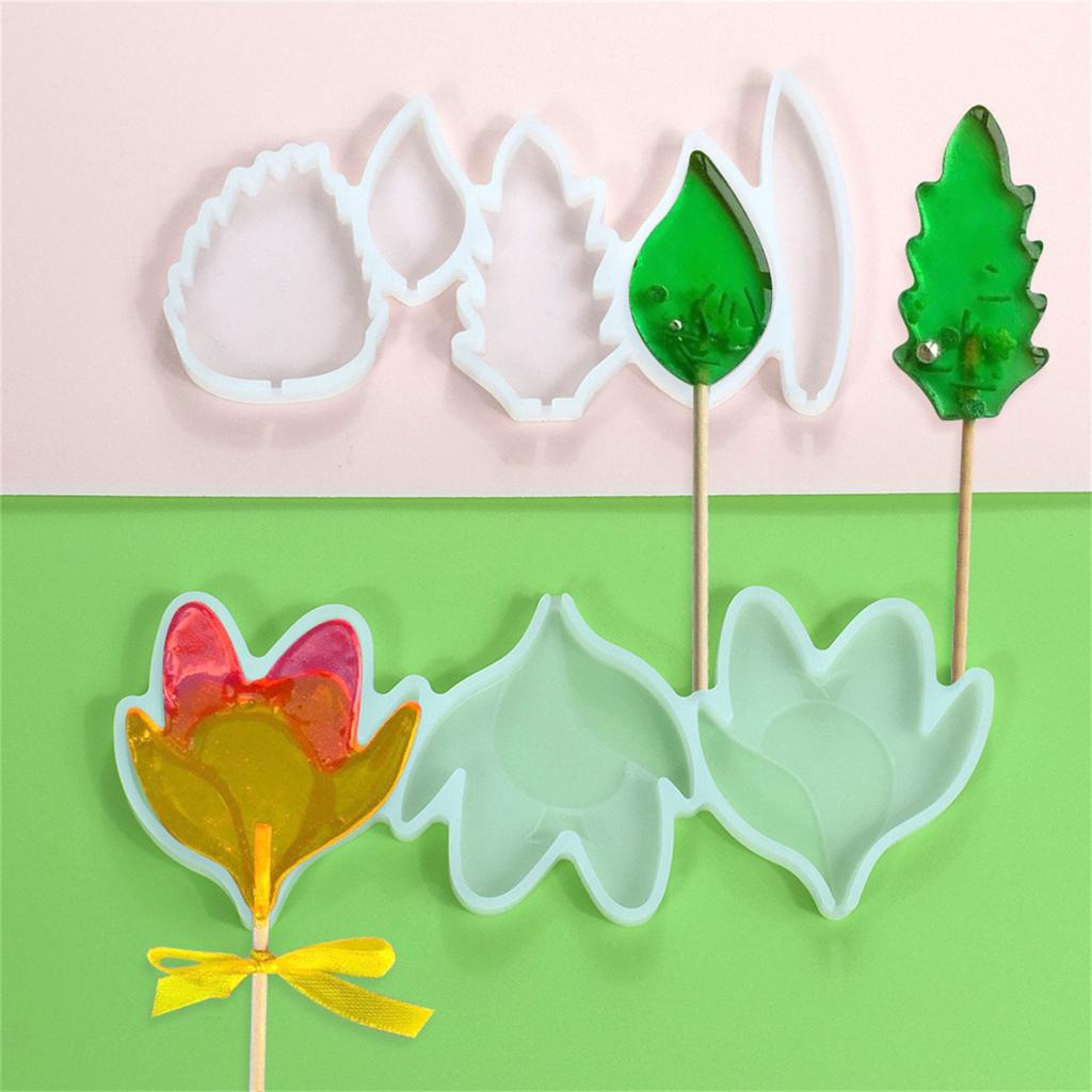 Flower Leaf Shape Fondant Mold Biscuits Mold DIY Cartoon Press Baking Mold Birthday Cookie Tools Cake Decorating Tools