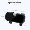 Comutator cu Presiune Cutie Ochelari Mașină Suport Ochelari Parasolar Interior Material Moale Rezistent la Zgârieturi Rezistent la Șocuri Cutie Depozitare Ochelari