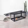 Self-locking Mousetrap Safe Firm Iron Net Household Mouse Catcher Metal Reusable Humane Indoor Outdoor Rat Trap Rat Cage