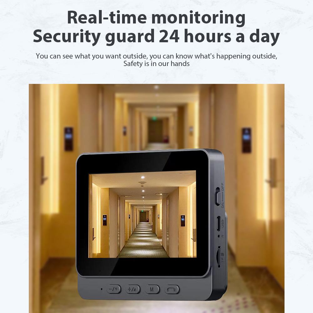 Campanello citofono visivo wireless con schermo IPS da 4,3 pollici 2.4G con schermo, wireless intelligente