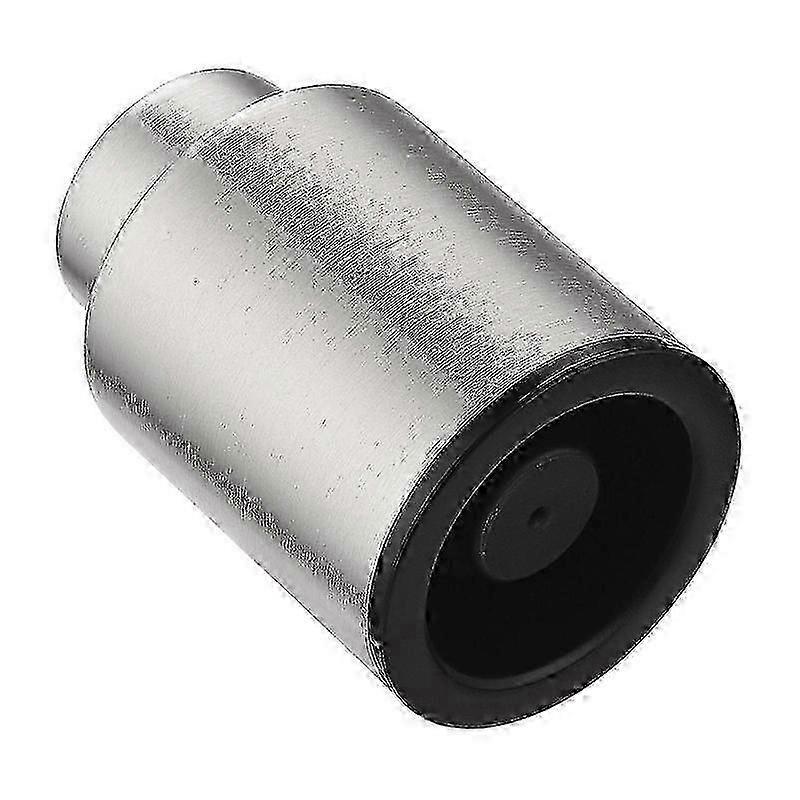 Wine Champagne Bottle Stopper Plug Vacuum Sealer Stainless Steel Leakproof Cap--Silver 26-27s
