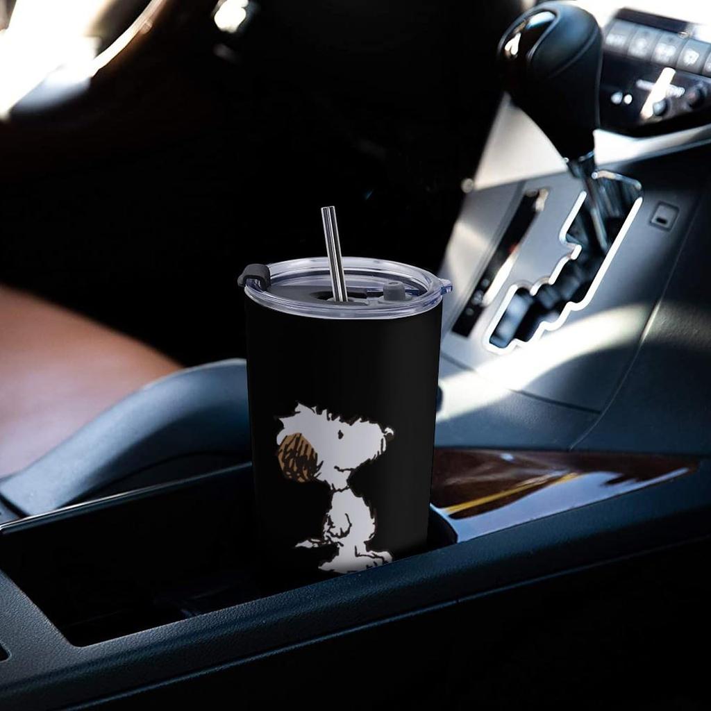Snoopy Coffee Convenience Store EVISUK Water Stainless Direct with 600ml Tumbler, Mug, Cup, Cup, Insulated, Cold/Hot, Bottle, Steel, Drinking, Lid,