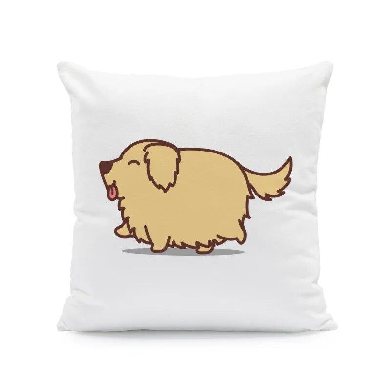 45X45CM Cartoon Cute Puppy Series Pillowcase Birthday Gift Holiday  Living Room Sofa Cushion Cover Home Decoration