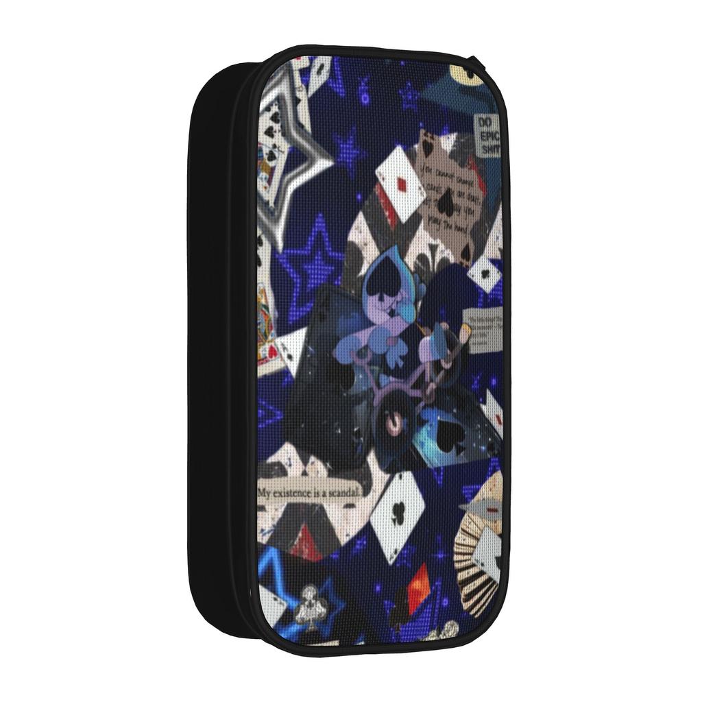 Lancer Face Accessories Pencil Case Large Capacity Office Supplies Pencil Case Stationery Perfect Gifts