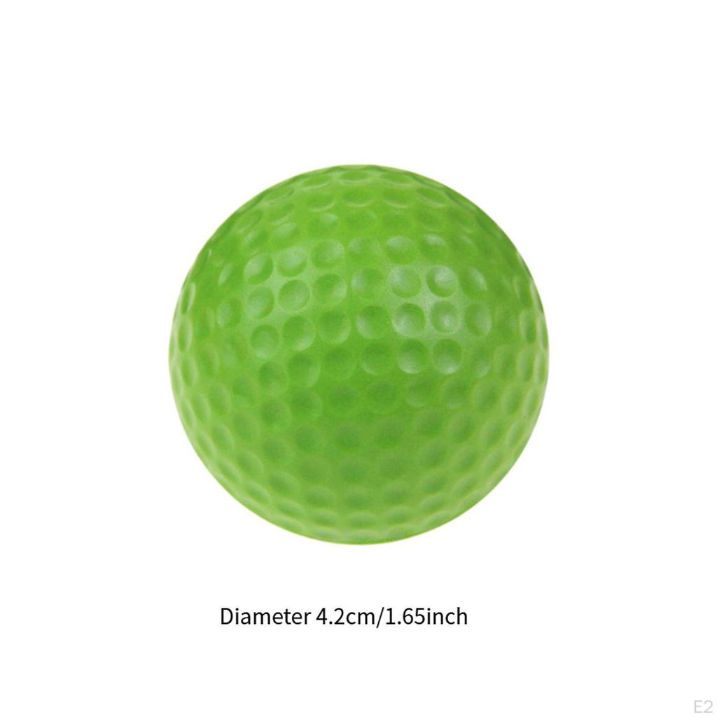 10er-Pack Golf-Übungsbälle, Durchmesser 4,2 cm, ideal für Anfänger zu Hause
