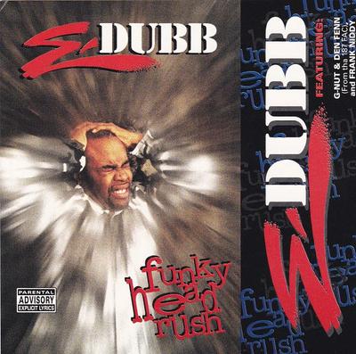 CD E-DUBB - Funky Head Rush RR22092 Rotty Records 1996 Japan Rap & Hip-Hop/R&B Gebraucht