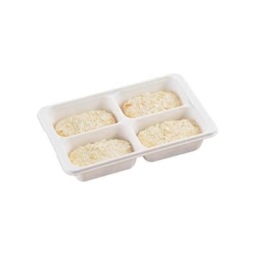 Pearl Metal Freezer/Refrigerator Tray Containers for Prepared Meals, 130ml x 4 Blocks (Set of 2), Perfect for Lunch Boxes, Side Dishes, and Baby Food,