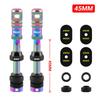 45mm Length Tubeless Presta Valve Stem Tubeless Design Bicycle Air Nozzle  Bicycle Accessories