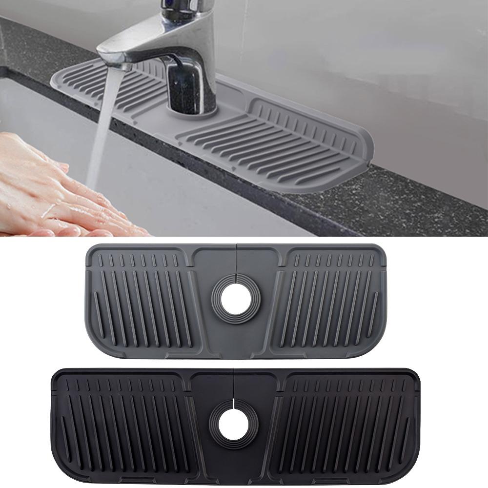 Faucet accessories Water Catcher Mat Silicone Sink Splash Pad Durable Faucet Mat  Kitchen Bathroom