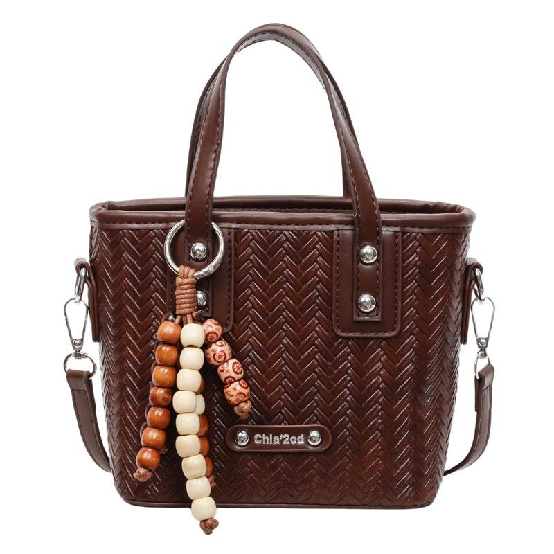 This Year's Popular Bag Women's 2025 New Autumn and Winter Retro Niche Design Messenger Bag Korean Version Bucket Bag