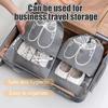 Non-Woven Shoe Storage Bags Portable Travel Shoe Dust Bags Organizer Pouch Packing Bag for Shoes Storage Organizers