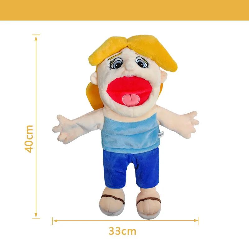 Jeffy Dad Sml Puppets Dinosaur Plush Toy Jeffy Puppet Dolls Jeffy With Stick Family Marioneta Boy Zombie Rapper Feebe Kid Gifts