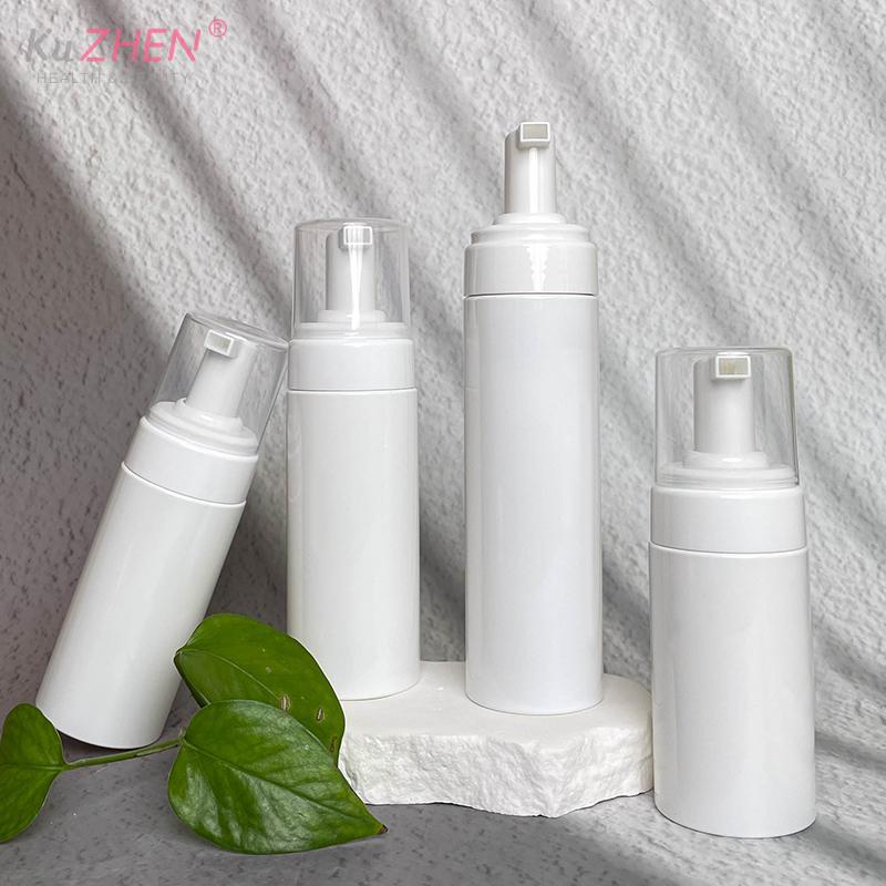 Botella dispensadora de bomba de espuma para loción de 100/120/150/200/250 ml Vacía Rellenable Para Jabón de Manos Champú Limpiador Envase Portátil Viaje