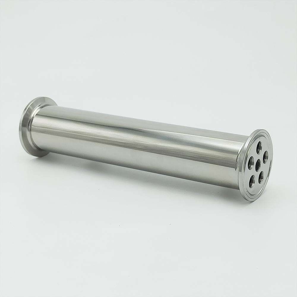 Dephlegmator 1.5" 38mm(OD51mm)304Stainless Steel Reflux Condenser Height 200mm Inside 6 Tubes For Moonshine Distillation Column