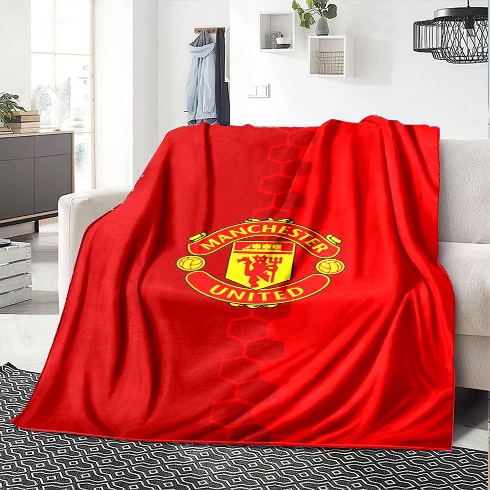 Manchester Blanket Comfortable Perfect for Chair Bed Bedding for All Seasons Modern Suitable for Gifting Relatives and Friends