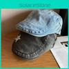 Pattern Star Sequin Cotton Beret Cap With Short Brim For Casual Outdoor Hat