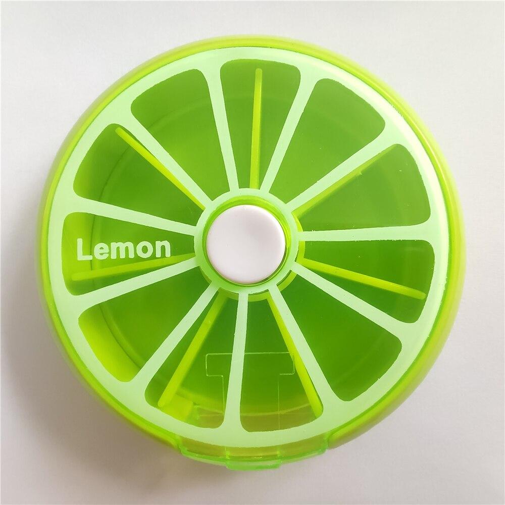 

1 шт. еженедельно вращающаяся коробка для таблеток, дорожная коробка для таблеток, раздельный менеджер для таблеток, резак для коробок для таблеток, 7-дневный контейнер для таблеток WBL зелёный