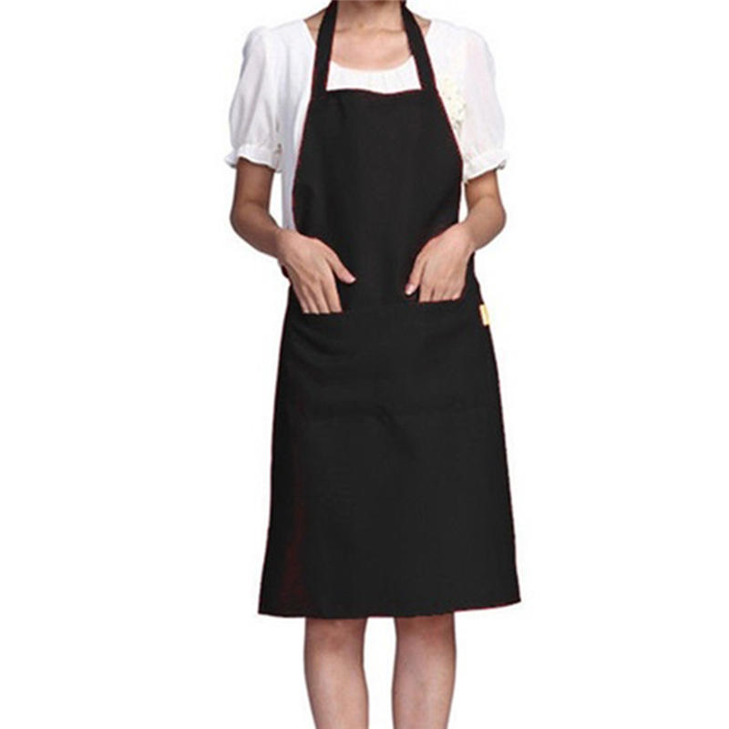 Women Men Cooking Kitchen Apron Solid Color Chef Waiter Coffee Shop BBQ Hairdresser Sleeveless Antifouling Aprons