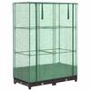 Vidaxl Raised Planter With Greenhouse, Rattan Look, 80X40X123 Cm