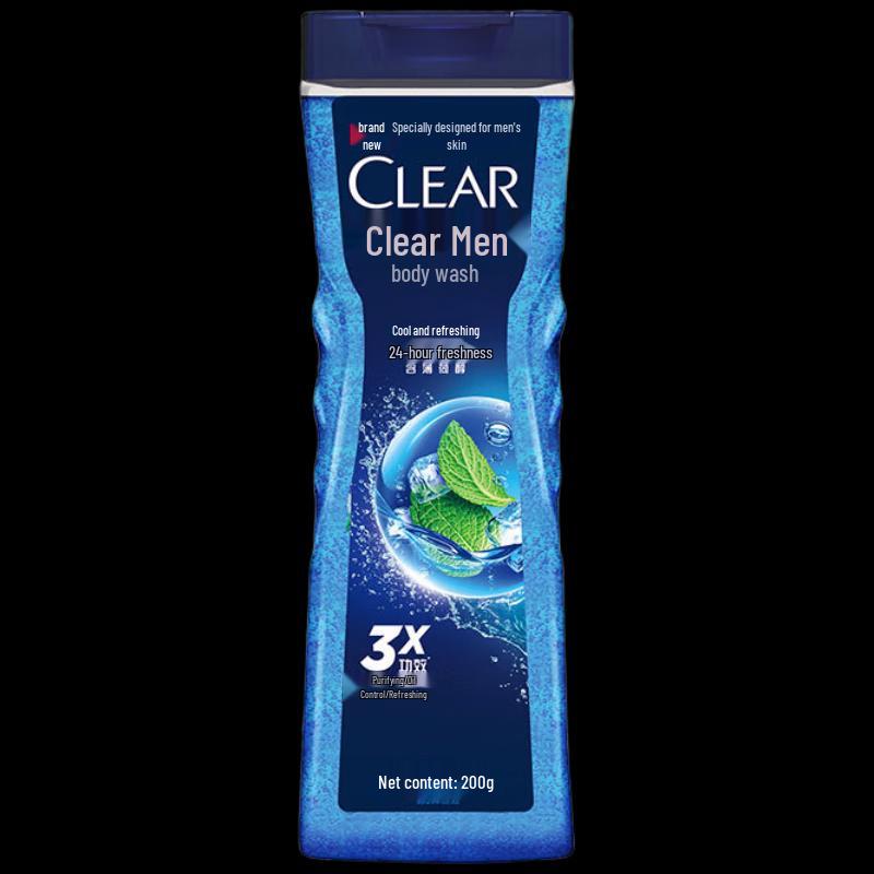 Clear Men's Shower Gel