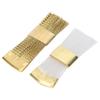 2 Pieces Copper Wire Nail Art Bits Cleaning Brush Mini Size Nail Dust Brush  For Manicure