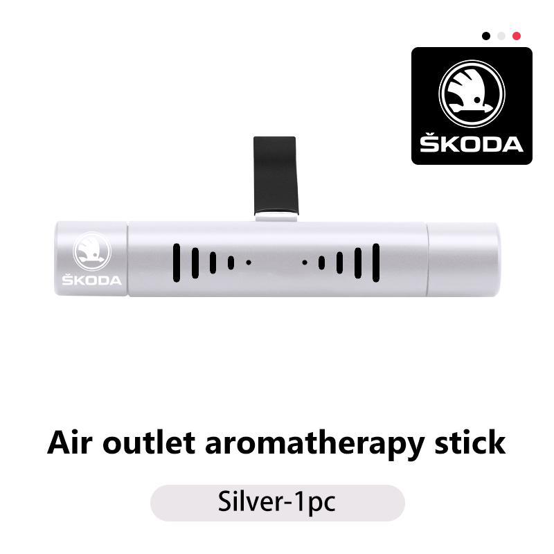 AAFO1 For Skoda Car Air Vent Perfume Auto Air Freshener Flavoring Smell Aroma Accessories VRS Octavia 1 2 3 A7 A5 Fabia Rapid Superb