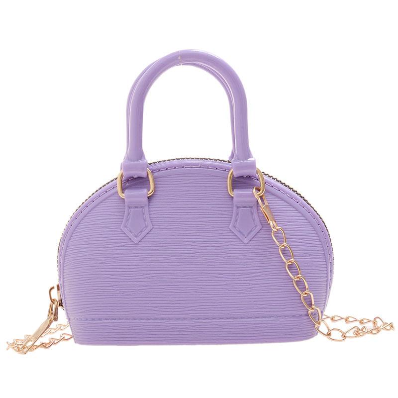 Mini jelly bag hand bag women's small bag new shell bag crossbody change bag candy color women's bag