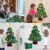 Holiday Felt Christmas Tree For Toddlers Parent Child Interactive Activity Home Wall Decoration for Preschool Classroom