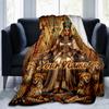 1PC Custom Name Egyptian Queen's Majesty blanket versatile,all-season throw suitable for the living room,bedroom,camping,travel,and gift