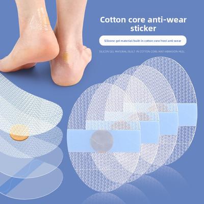 Silikon-Gel-Baumwollkern Anti-Verschleiß Fersenaufkleber Flachsohlige High Heels Fersenhaut Anti-Verschleiß Aufkleber Unsichtbarer Transparenter Aufkleber