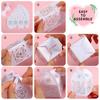 Wedding Favour Boxes 24 Pcs Candy Treat Gift Box with Ribbons Carved Hollow Small Gift Box for Personalised Sweets Communion