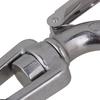 BQLZR 304 Stainless Steel American Type Swivel Lifting Clevis Chain Hook with Latch 1000KG Working Load Limit