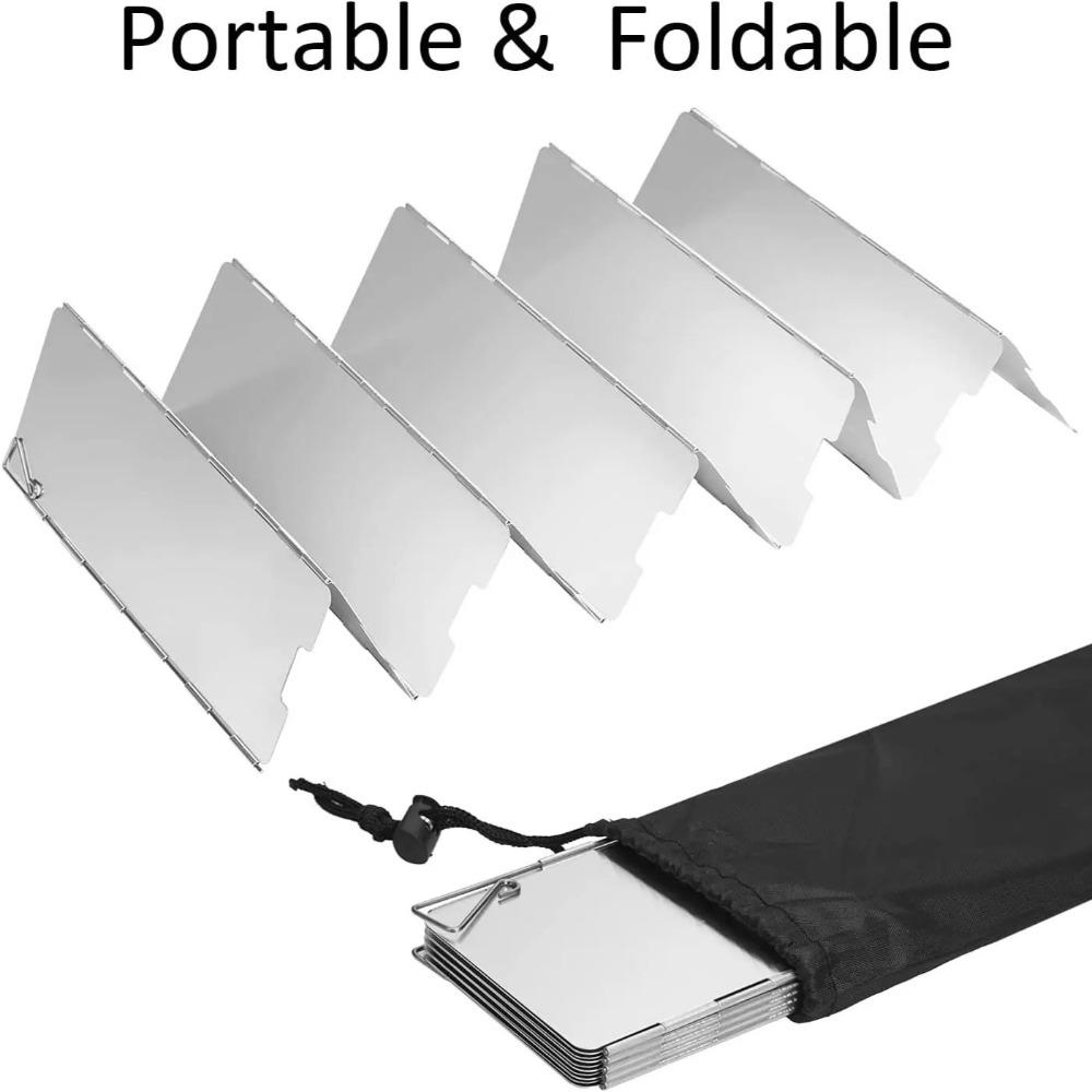 Windproof Burner Screen Guard 8/10 Plates Air Baffle Gas Stove Wind Shield  Cookware Supplies