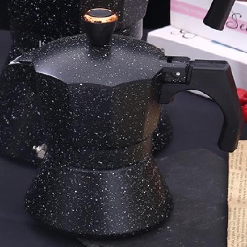 

TLXT Induction Moka Coffee Pot, 3 Cup / 150ml