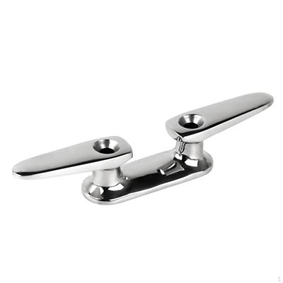 Boat Open Base Cleat Marine Dock 10 Inch Decorative Mooring Accessories Stainless