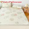 Bear Dog Butterfly Flower Pattern Latex Summer Sleeping Mat Set Gift Bedding