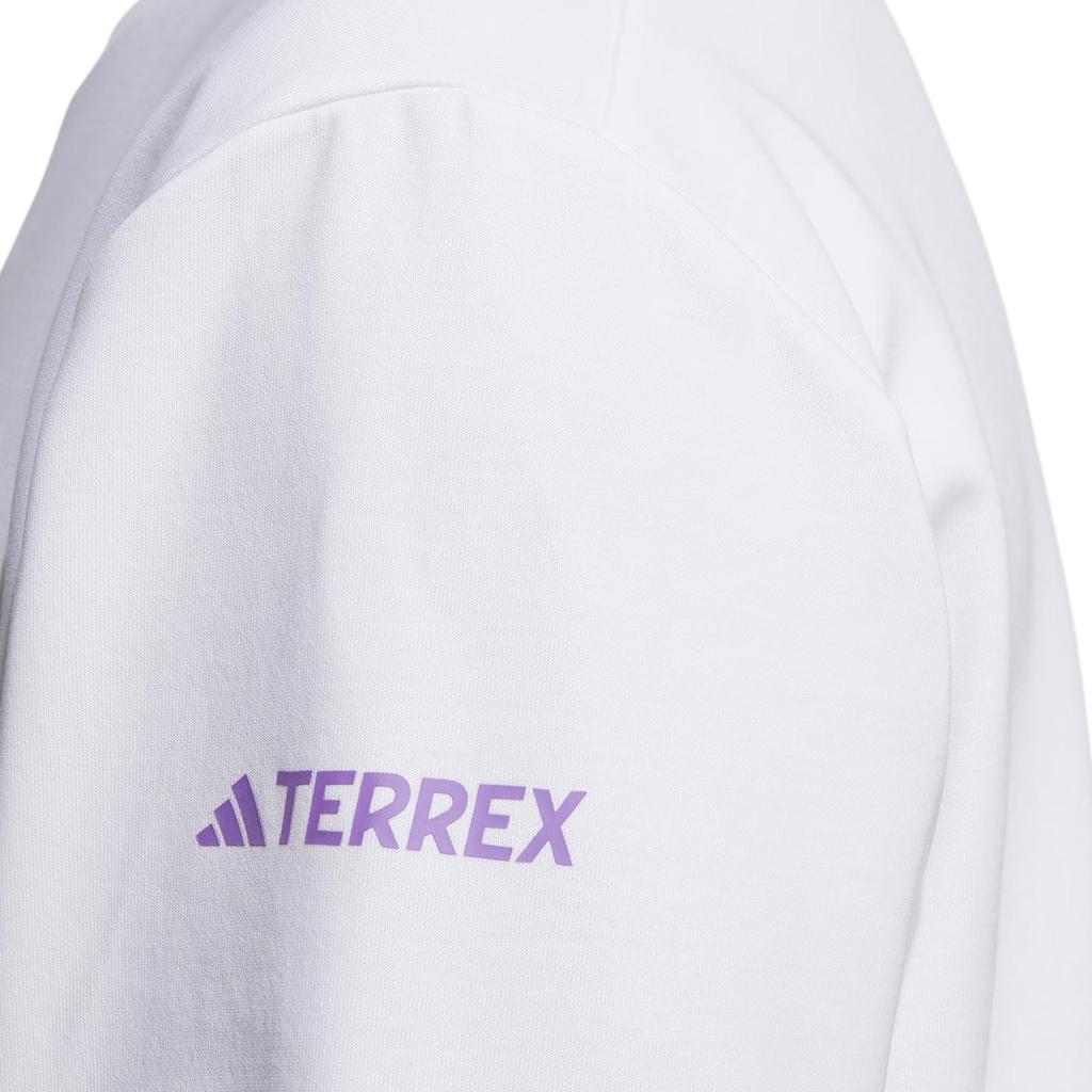 Adidas Alphabet Logo Print Long Sleeve Sports T-Shirt Men Tops White IP9945