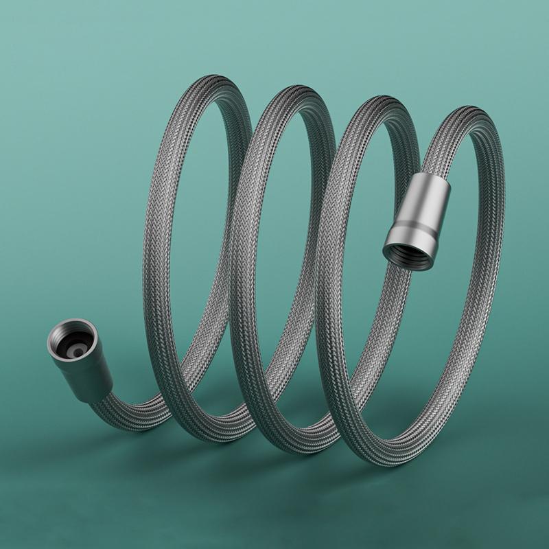Flexible Bathroom Bath Shower Head 1.5m/ 2m Nylon Rope Shower Hose Bathroom Accessories Water Head Shower Head Pipe Tool