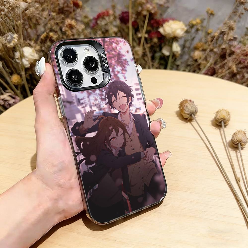 Horimiya Phone Case For iPhone 17,16,15,14,13,12,11 Plus,Pro Max,XS,Colorful Silver Phone Case Funda Cover