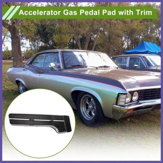 Accelerator Gas Pedal Pad With Trim For Chevy Truck Impala Chevelle El