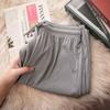 Ice Silk Wide-leg Pants Women's Summer Thin High-waisted Pendant Student Casual Pants Thin Loose Narrow Straight-leg Pants